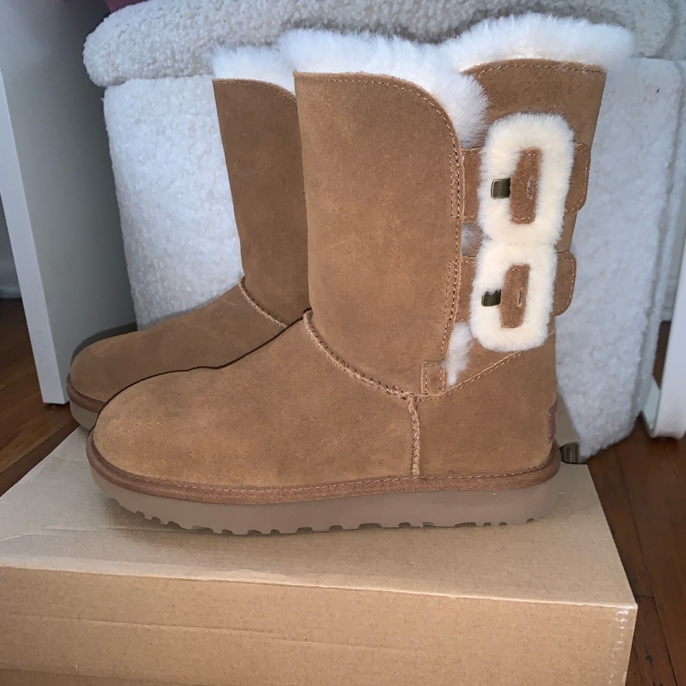 Ugg Bailey Fluff Buckle Boots